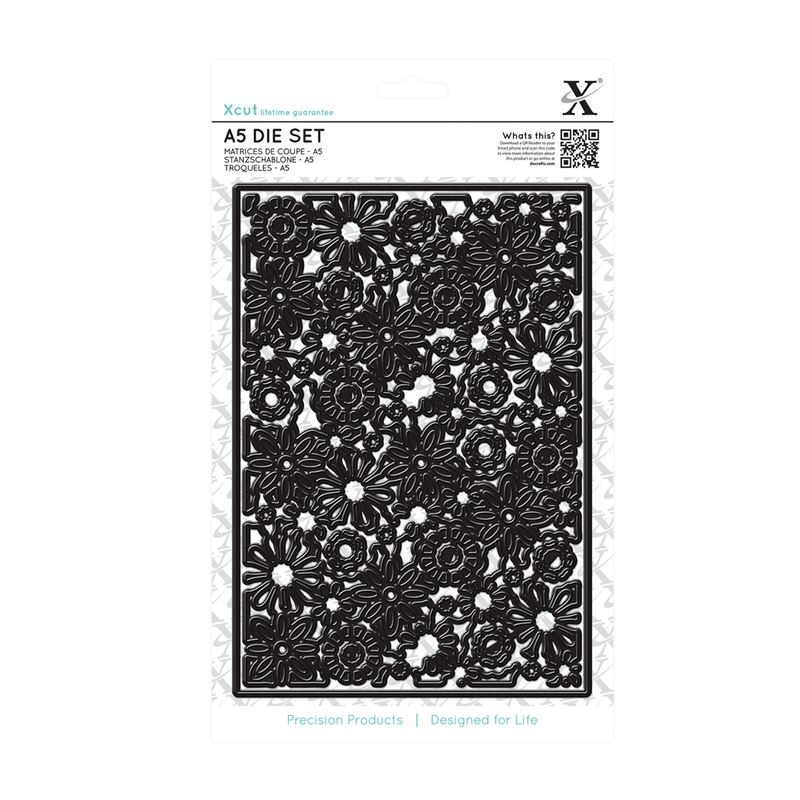 Cortante A5 - Floral Filigree Background
