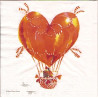 Guardanapo Decorativo para Decoupage - Heart Balloon