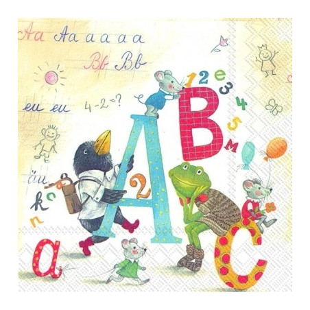 Guardanapo ABC in School