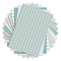 Conjunto Papéis A4 - Toga - Color Factory - Nascimento - Turquesa