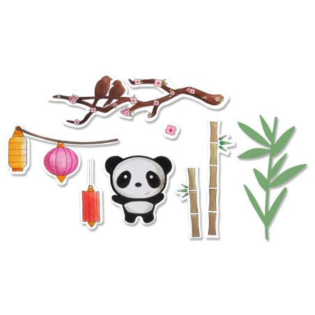 Cortantes Framelits Die Set (11 peças) c/ Carimbos - Oriental Elements