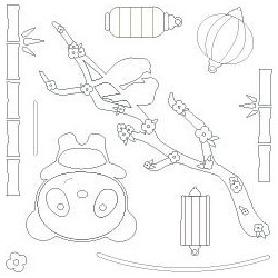 Cortantes Framelits Die Set (11 peças) c/ Carimbos - Oriental Elements