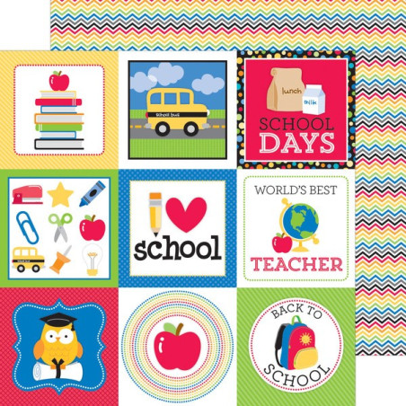 Papel Doodlebug - Back to School -  Brainstorm