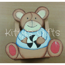 Copo Urso em madeira