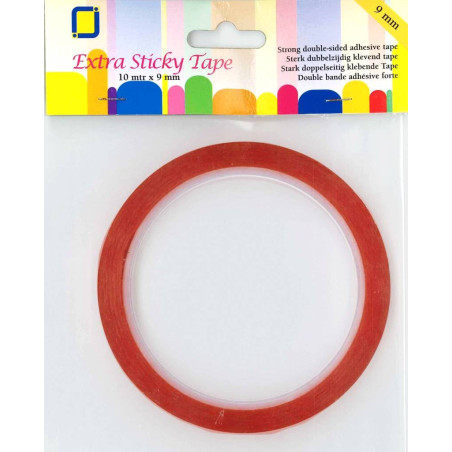Fita Adesiva Dupla Face Ultra Forte - 9 mm