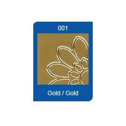 Autocolantes Alfabeto Minusculas italico e Números - gold/dourado