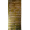 Autocolantes Números letra imprensa - gold/dourado