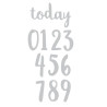 Cortantes Thinlits Die - Brush Numbers