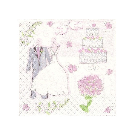 Guardanapo Decorativo para Decoupage - Sweet Romance