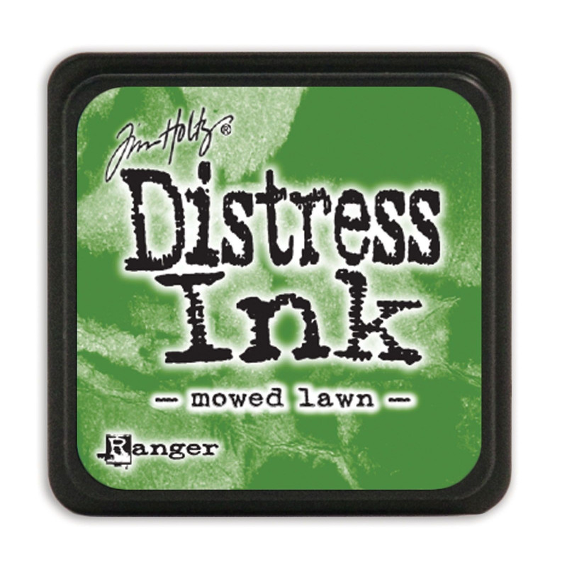 Mini Almofada de Tinta Distress - mowed lawn