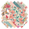 Bloco Papel Scrapbooking 30 x 30 cm (12 x 12'') - Papermania - Bluebirds & Roses
