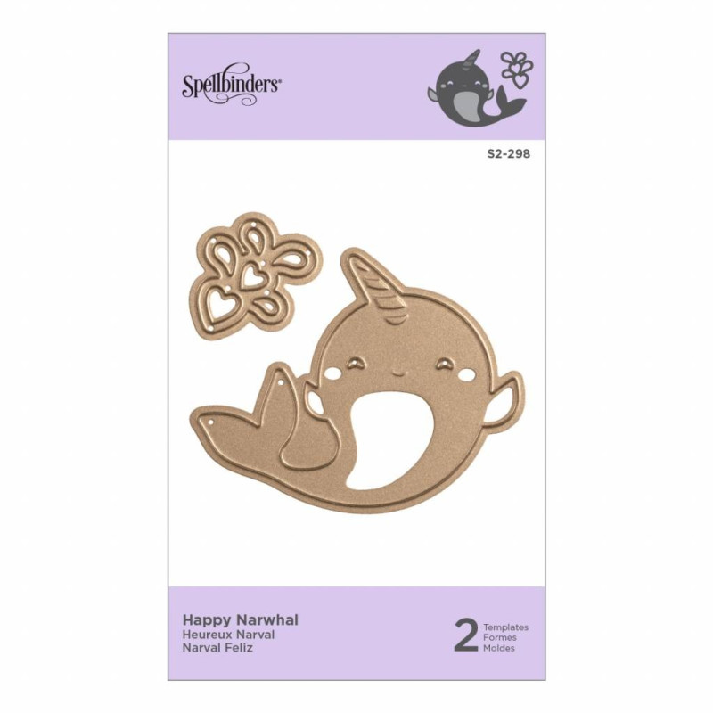 Cortantes Spellbinders - Happy Narwhal