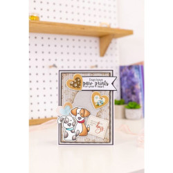 Pasta de Embossing e Cortante Crafter's Companion - Pawsitivity