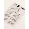 Carimbos Transparentes - Calendario