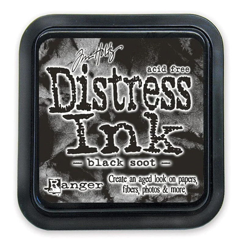 Almofada de Tinta Distress Tim Holtz - Black Soot