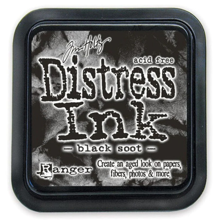 Almofada de Tinta Distress Tim Holtz - Black Soot