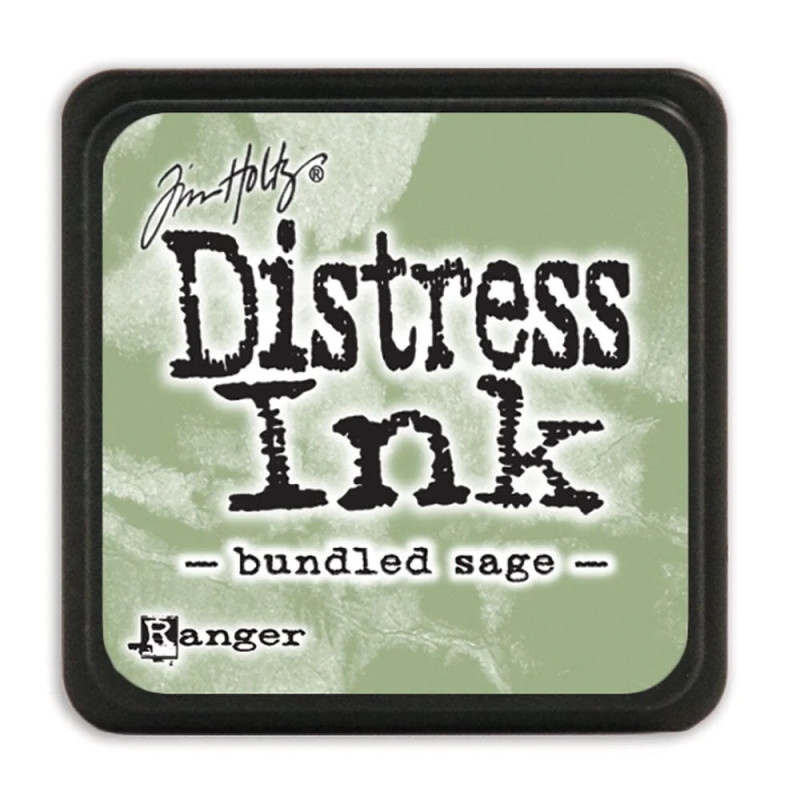Almofada de Tinta Mini Distress Tim Holtz - Bundled Sage