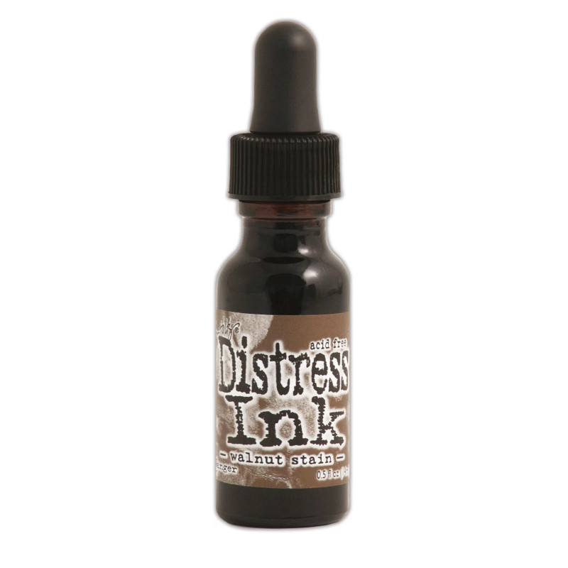 Recarga/Reinker de Tinta Distress  Tim Holtz - Walnut Stain