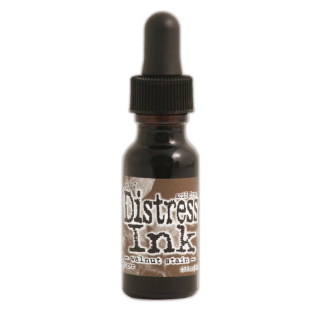 Recarga/Reinker de Tinta Distress  Tim Holtz - Walnut Stain