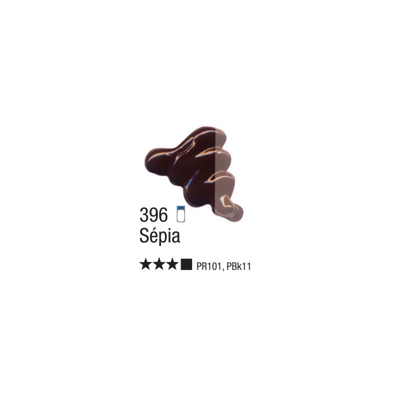 Tinta a Óleo para Tela - 20 ml - Acrilex - Sépia