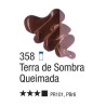 Tinta a Óleo para Tela - 20 ml - Acrilex - Terra de Sombra Queimada