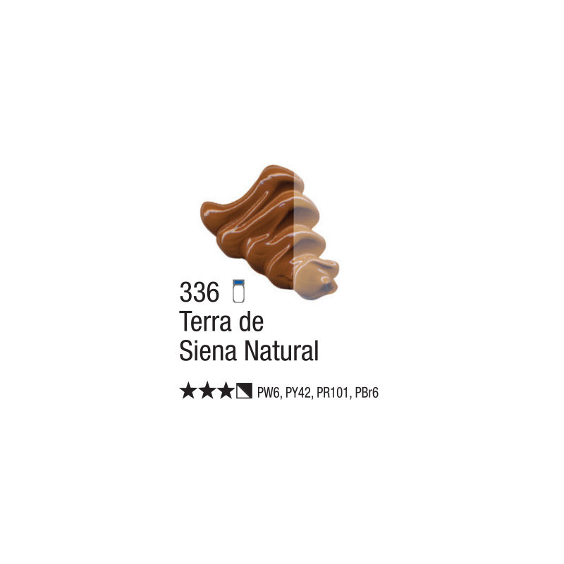 Tinta a Óleo para Tela - 20 ml - Acrilex - Terra de Siena Natural