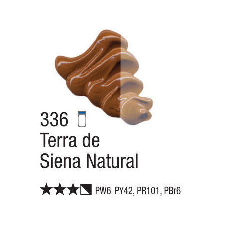 Tinta a Óleo para Tela - 20 ml - Acrilex - Terra de Siena Natural