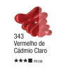 Tinta a Óleo para Tela - 20 ml - Acrilex - Vermelho Cádmio Claro