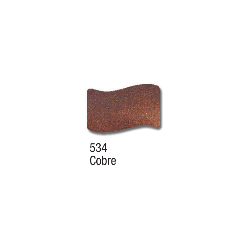 Esmalte Vitral Metálico - 37 ml - Acrilex - Cobre