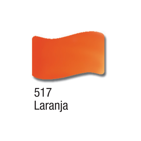 Esmalte Vitral Fosco - 37 ml - Acrilex - Laranja