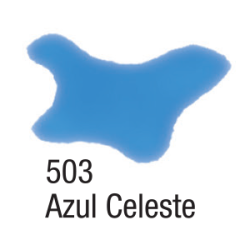 Fashion Colors - Aquarela Silk - 60 ml - Acrilex - Azul Celeste