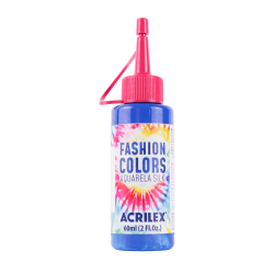 Fashion Colors - Aquarela Silk - 60 ml - Acrilex - Azul Celeste