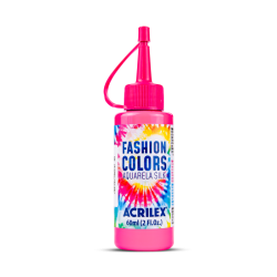Fashion Colors - Aquarela Silk - 60 ml - Acrilex - Rosa