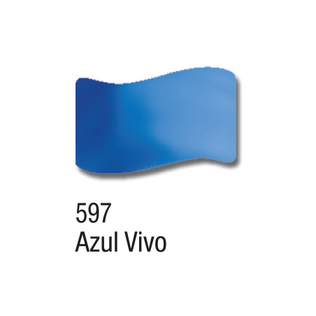 Verniz Vitral - 37 ml - Acrilex - Azul Vivo